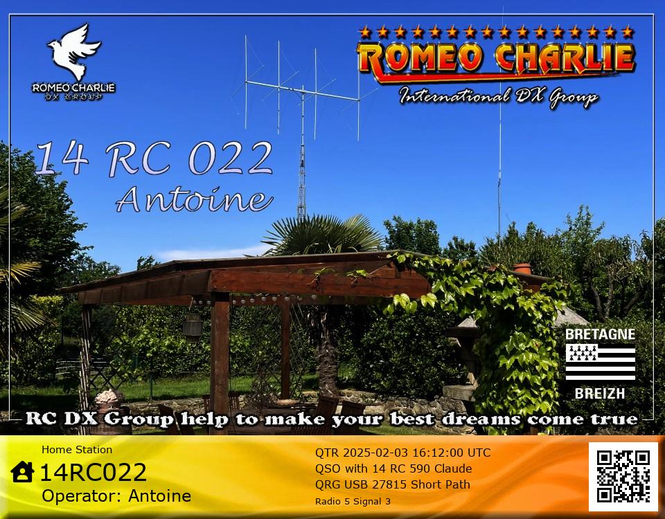 14RC022 - Romeo Charlie Operator